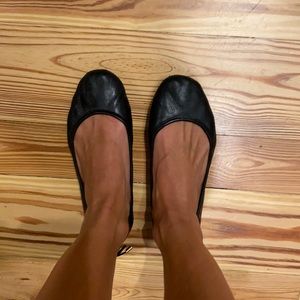 Kate Spade Black Ballet Flats Size 8